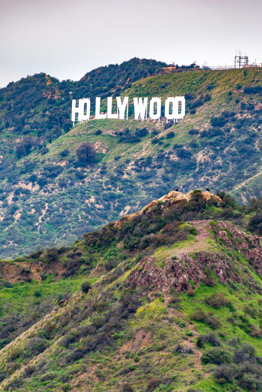 hollywood sign on hill
